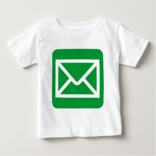 Envelope Sign - Grass Green Baby T-Shirt