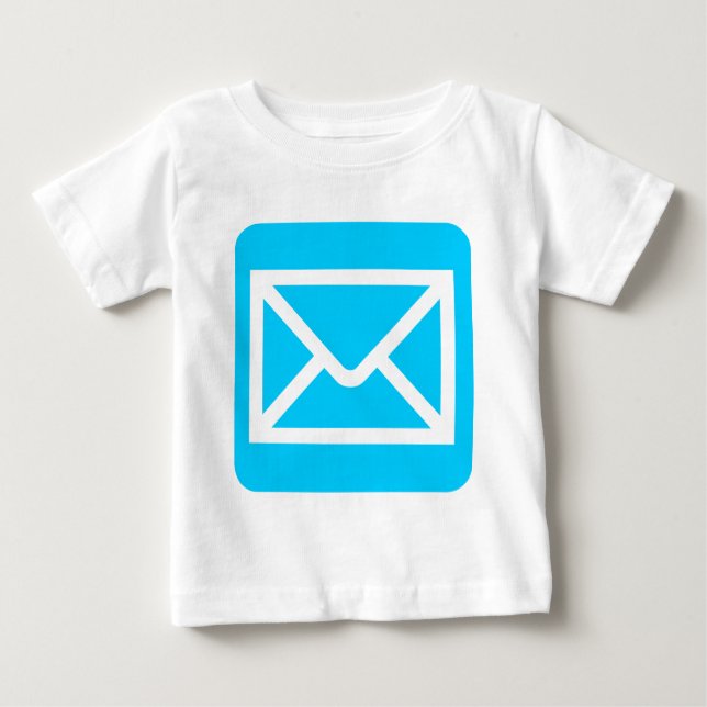 Envelope Sign - Sky Blue Baby T-Shirt (Front)