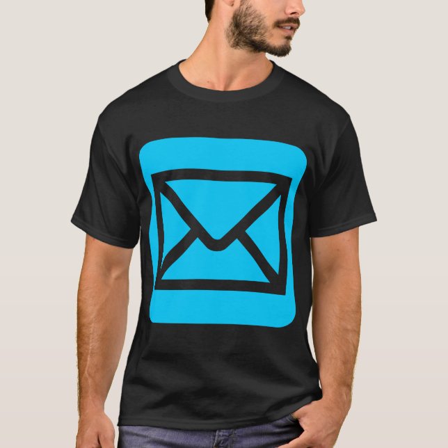 Envelope Sign - Sky Blue T-Shirt (Front)