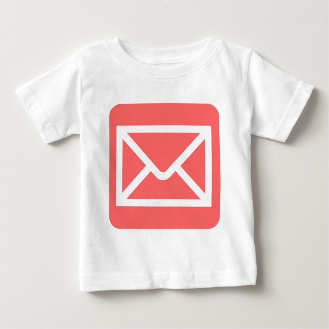 Envelope Sign - Tropical Pink Baby T-Shirt (Front)