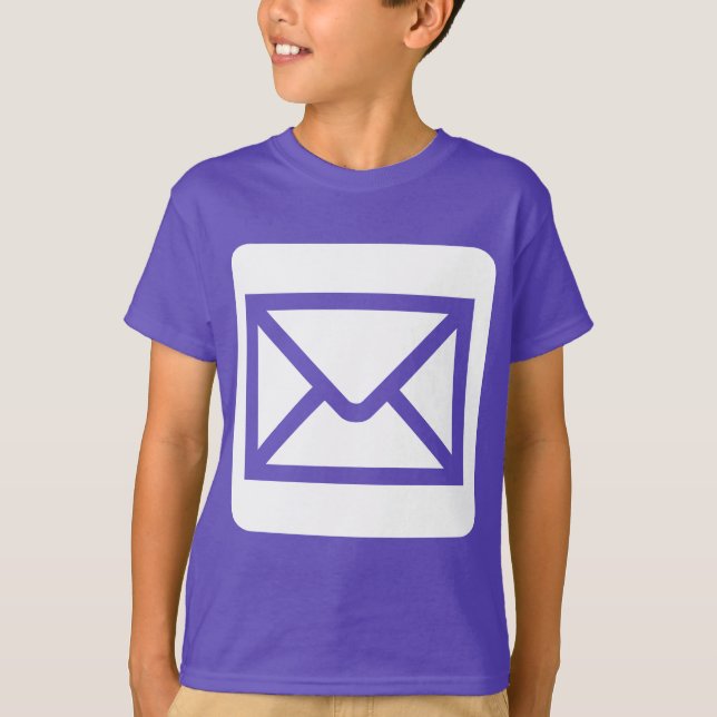 Envelope Sign - White T-Shirt (Front)