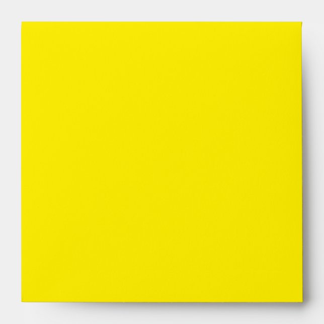 Envelope Square Lemon Yellow (Front)