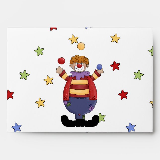 Envelope Stars Clown (Front)