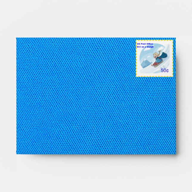 Envelope with postage stamp (Front)