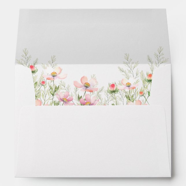 Envelopes Wildflower Wedding (Back (Bottom))