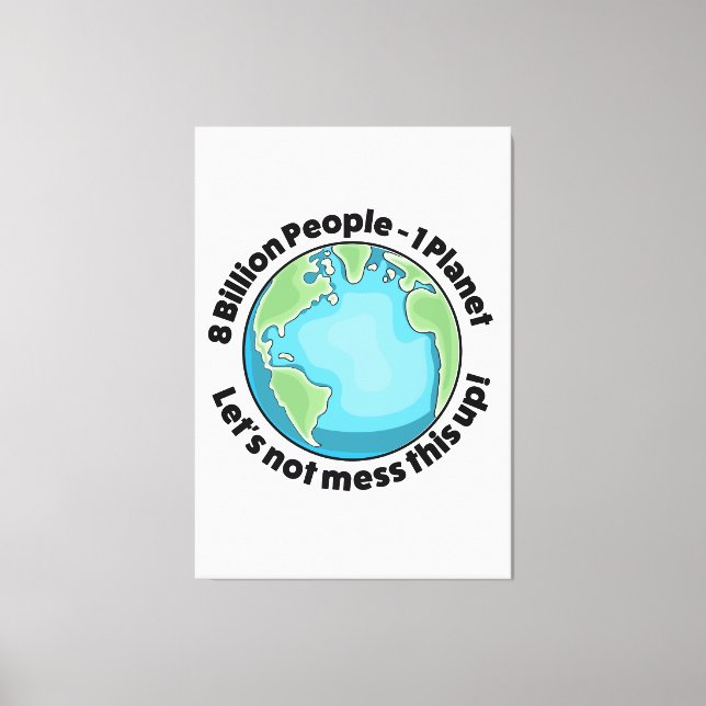 Enviroment Logo Canvas Print (Front)