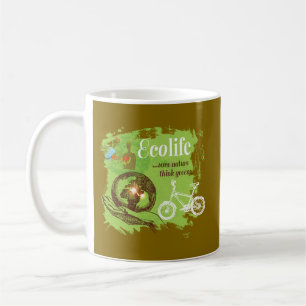 Environmental Awareness Design for Nature Lovers Coffee Mug