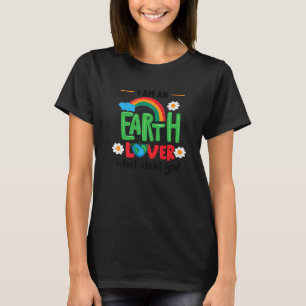 Environmental Awareness I Am An Earth Lover Premi T-Shirt