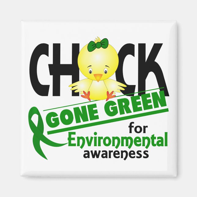 Environmental Chick Gone Green 2 Magnet (Front)