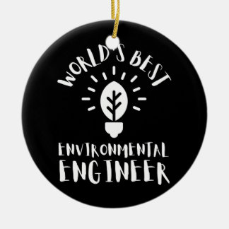 Environmental Engineer And Environmental Science Ceramic Tree Decoration