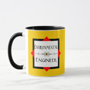 Environmental Engineer Decorative Line Mug