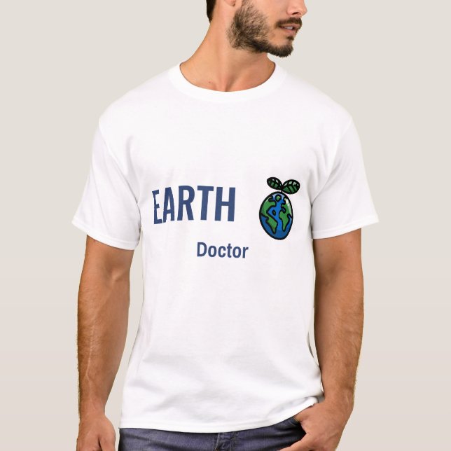 Environmental Engineering Earth Doctor Graphic T-Shirt (Front)