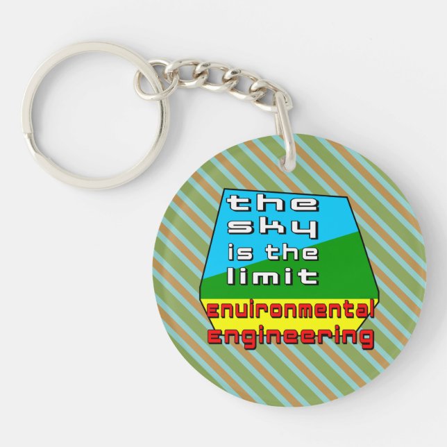 Environmental Engineering Limit  Key Ring (Front)
