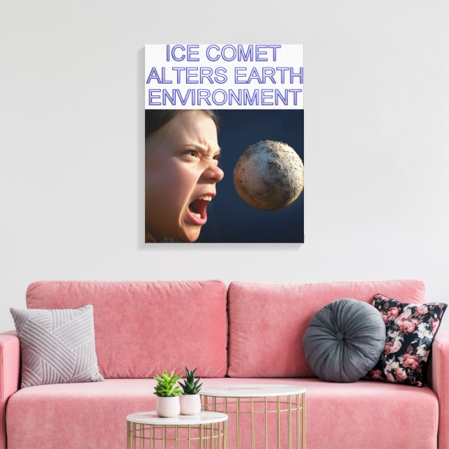 Environmental Impact canvas print (Insitu(LivingRoom))