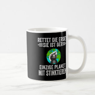 Environmental Protection Astronaut Skunks Coffee Mug