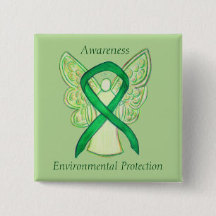 Environmental Protection Awareness Ribbon Pins
