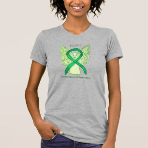 Environmental Protection Awareness Ribbon Shirt