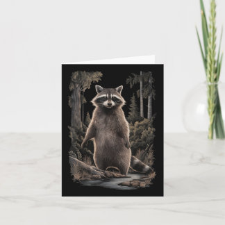 Environmental Protection Climate Action Racoon Gi Card