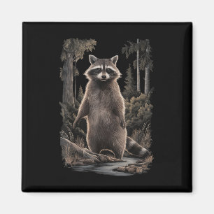 Environmental Protection Climate Action Racoon Gi Magnet