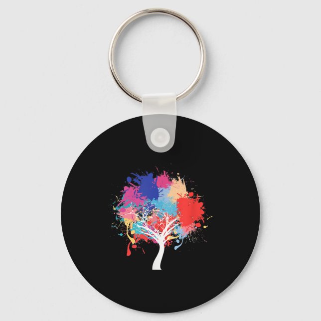 Environmental Protection Climate Protection Tree P Key Ring (Front)
