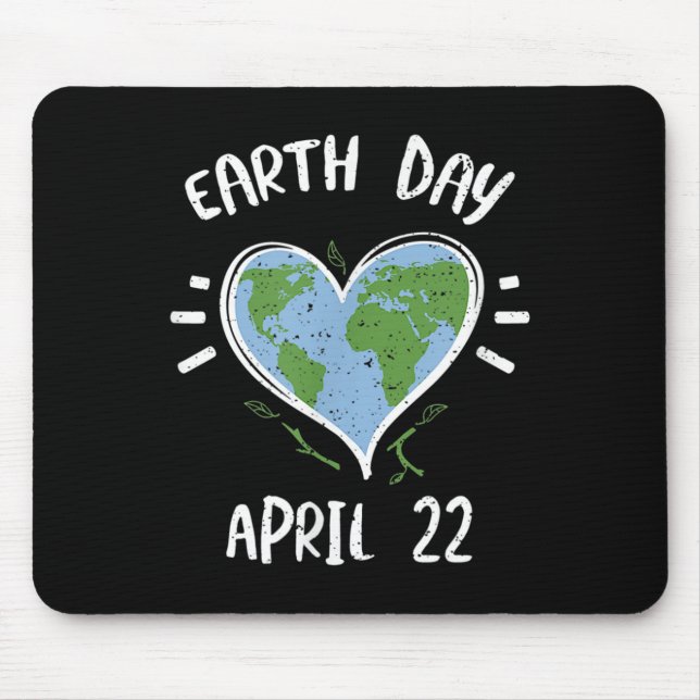 Environmental Protection_ Earth Day April 22 - Ear Mouse Pad (Front)