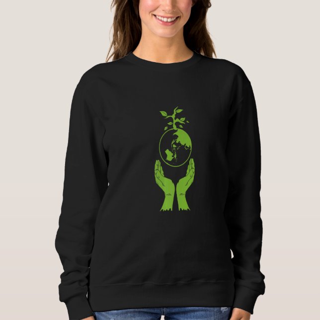 Environmental Protection Green Earth Sweatshirt (Front)