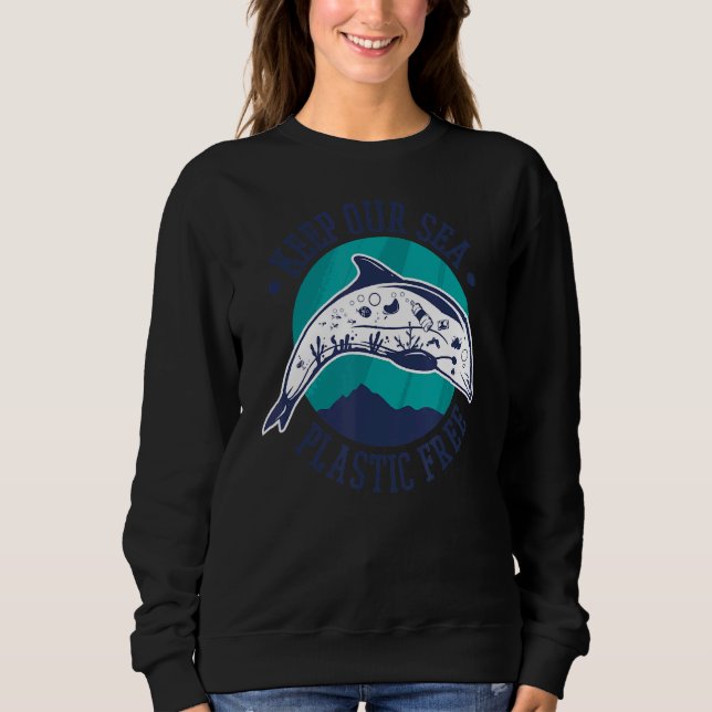 Environmental Protection Is Climate Protection Wat Sweatshirt (Front)