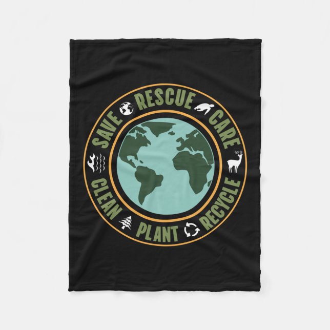 Environmental Protection, Nature Conservation, Oce Fleece Blanket (Front)