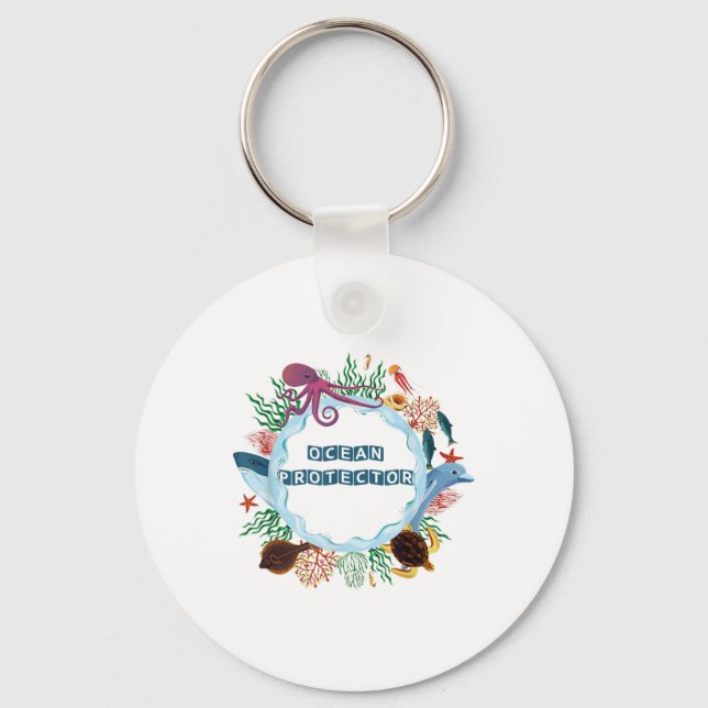 Environmental Protection Nature Conservation, Ocea Key Ring (Front)