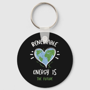 Environmental Protection_ Renewable Energy Is T... Key Ring