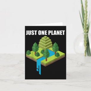 Environmental Protection Retro Just Planet Climate Card