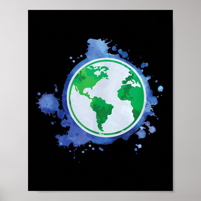 Environmental Protection Save Earth Planet Recycli Poster (Front)