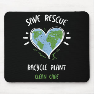Environmental Protection_ Save Rescue Racycle P... Mouse Pad