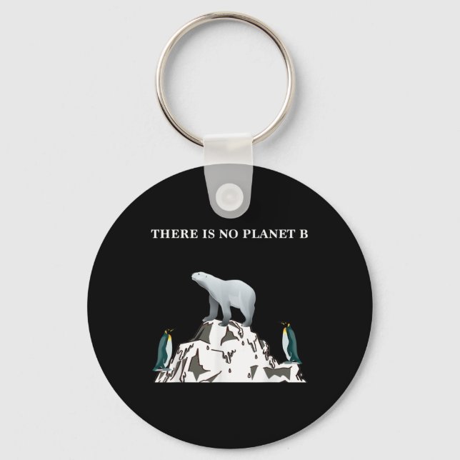Environmental Protection Save The Planet Shirt  Key Ring (Front)