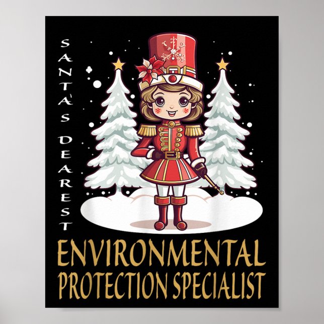 Environmental Protection Specialist Christmas Fema Poster (Front)