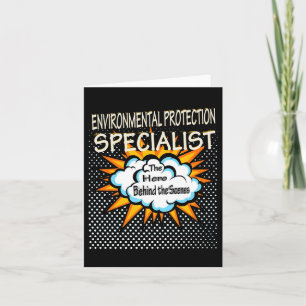 Environmental Protection Specialist - Funny Hero J Card