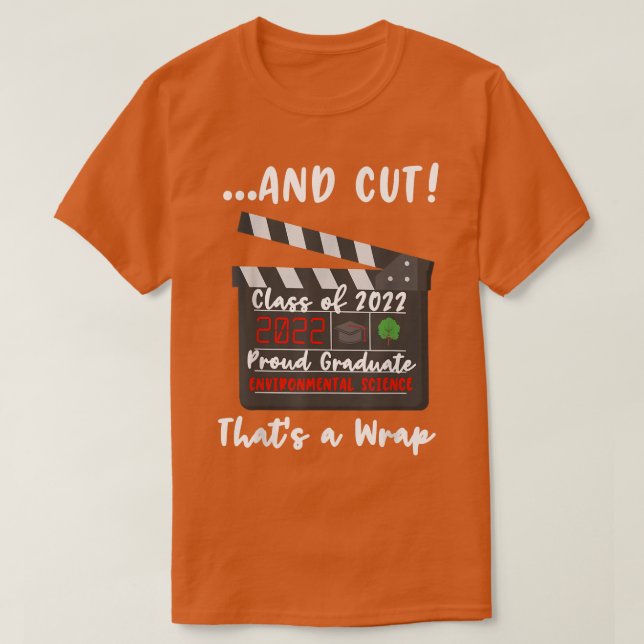 Environmental Science Graduation Class of 2022 Gra T-Shirt (Design Front)