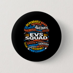 Environmental Services Squad Week Appreciation Fun 6 Cm Round Badge