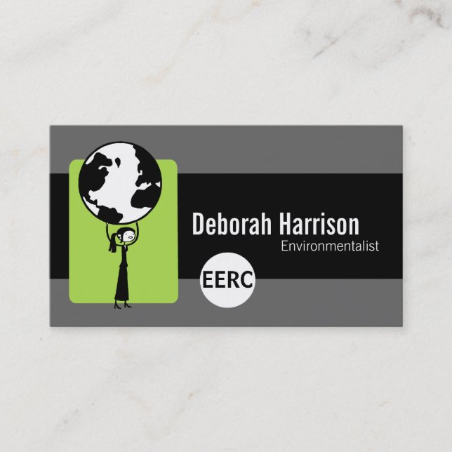 Environmentalist Business Cards (Front)