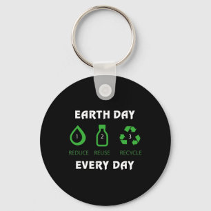 Environment's Day Shirt Earth Day Every Day Gift Key Ring