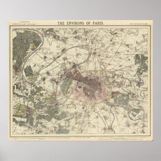 Environs Paris Poster (Front)