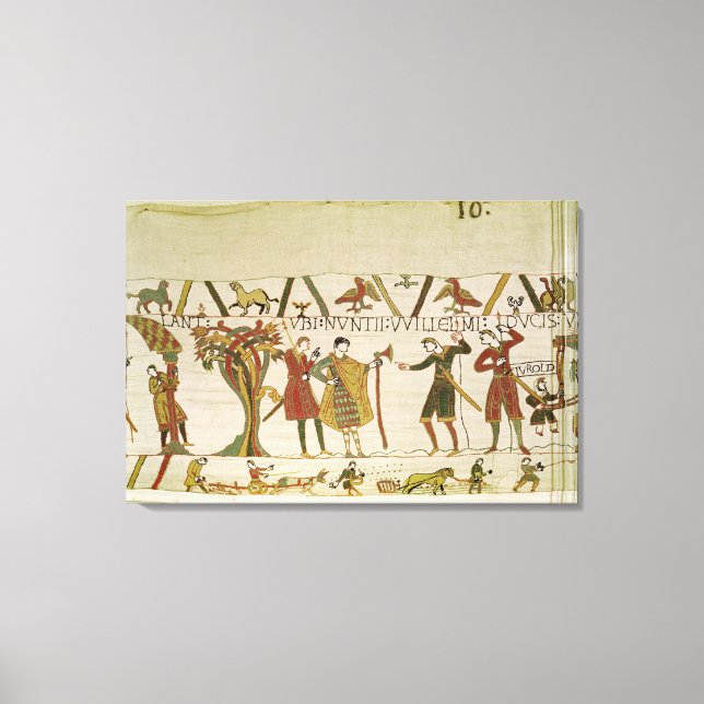 Envoys from Duke William are Sent to Count Guy Canvas Print (Front)