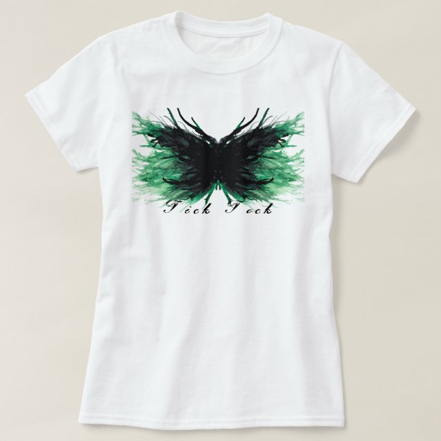 Envy Abstract 7 Deadly Sins Alcohol Ink Art T-Shirt (Design Front)