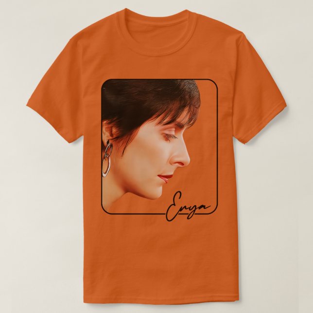 Enya 80s Aesthetic T-Shirt (Design Front)