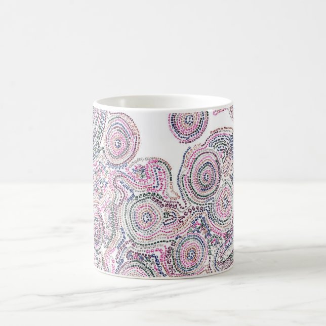 Enyu Mandala - With Cats Coffee Mug (Center)