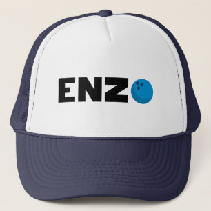 Enzo bowling trucker hat