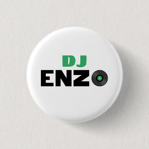 Enzo DJ 3 Cm Round Badge