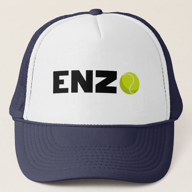 Enzo Tennis Trucker Hat (Front)