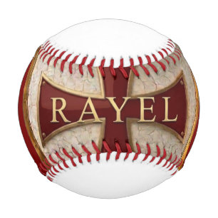 EOC RED RayEl Crest design Baseball
