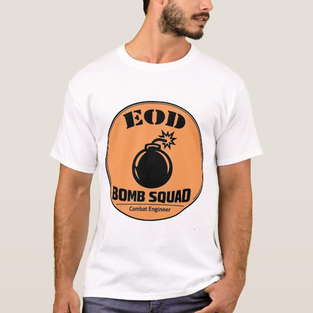 EOD Bomb Squad Combat Engineer Tee (Front)